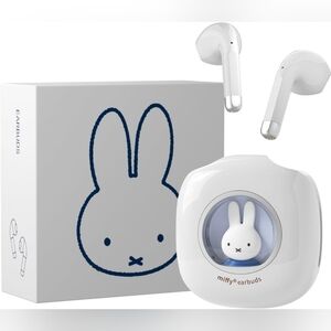 Miffy Bluetooth Wireless Earbuds Headset (Blue)，IPX5 Waterproof Ear Buds Headpho